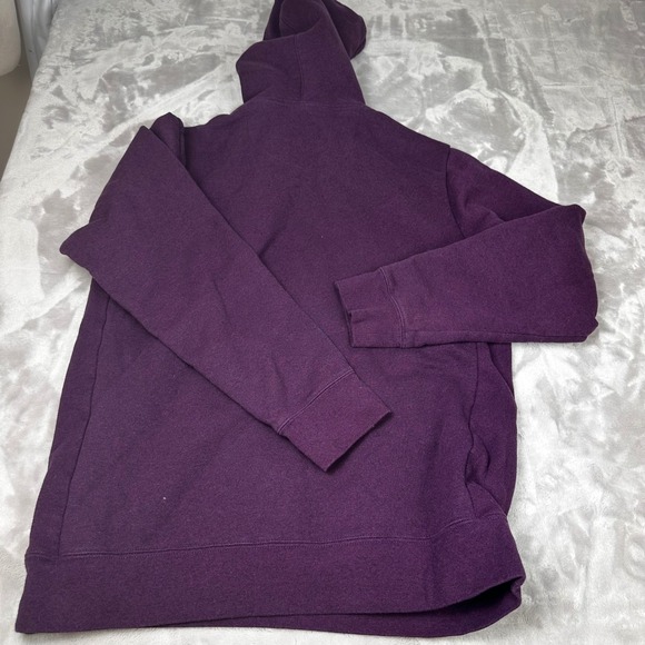 Patagonia Uprise Logo Hoodie Purple Womens Large Mens Medium Sweatshirt Spring - Picture 3 of 6